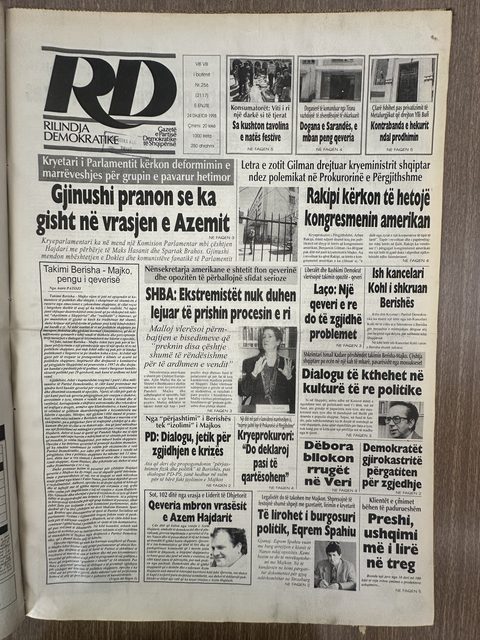 Rilindja Demokratike 1998-12-24